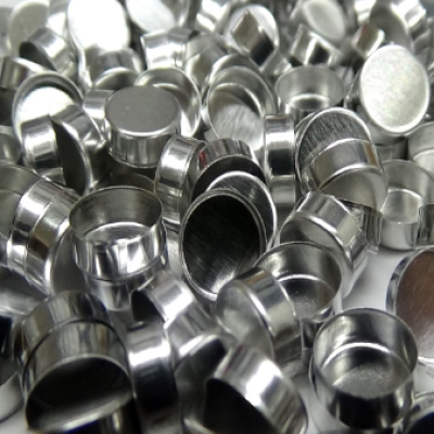 Aluminum High Volume Sample Pan 6.7mm x 2.7mm Pan